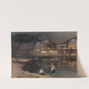 River Scenery by Carl Freiherr von Pidoll zu Quintenbach