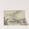 River view with Ruins by William Gilpin