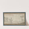River with house and rowboat (17th century) by David Colijns