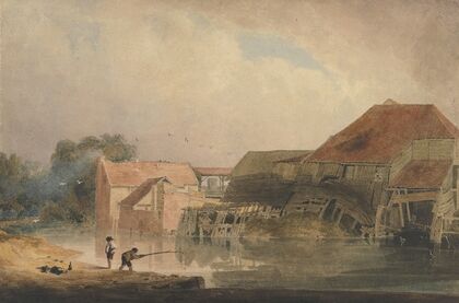 Riverside Scene (Old Mill)