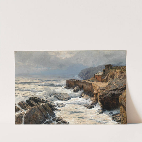 Riviera, Breaking Waves in Boccadasse (1889) by Alfred Zoff