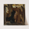 Rizpah, a colour sketch by Frederic Leighton