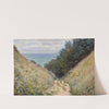 Road at La Cavée, Pourville (1882) by Claude Monet