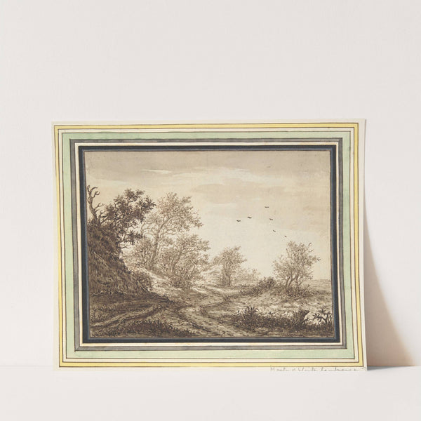 Road Bordered with Trees by Adriaen Hendriksz. Verboom