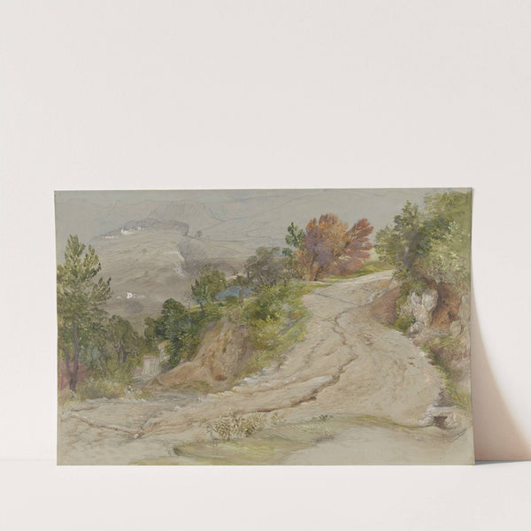 Road in an Italian Mountain Landscape by Samuel Palmer