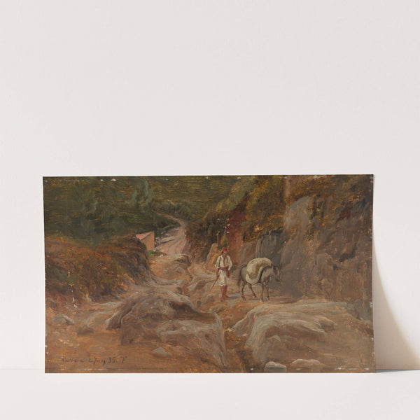 Road in Carrara (1835) by Thomas Fearnley