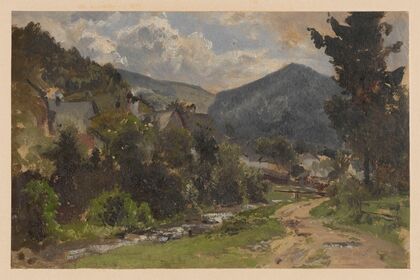 Road in Zlate Hory (1850-1881)