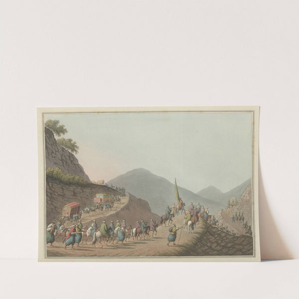 Road over the Balkan Mountain by Luigi Mayer