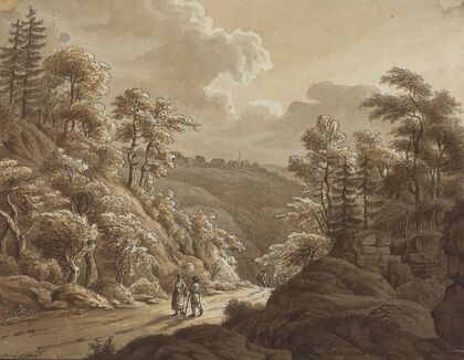 Road through the Woods near Kresselbach