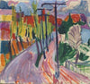 Road with Trees (near the Freidorf) (1927)