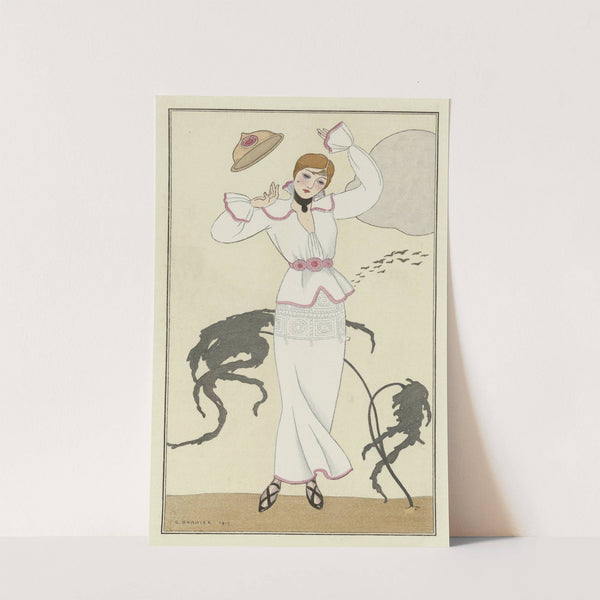 Robe de drap blanc (1912) by George Barbier