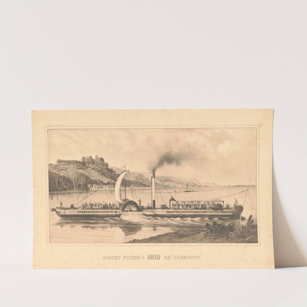 Robert Fulton’s 1810 S.S. ‘Clermont’ (1900) by Campbell Prints Inc.