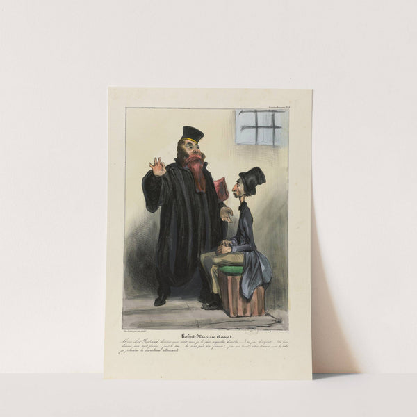 Robert Macaire avocat (1836-1838) by Honoré Daumier