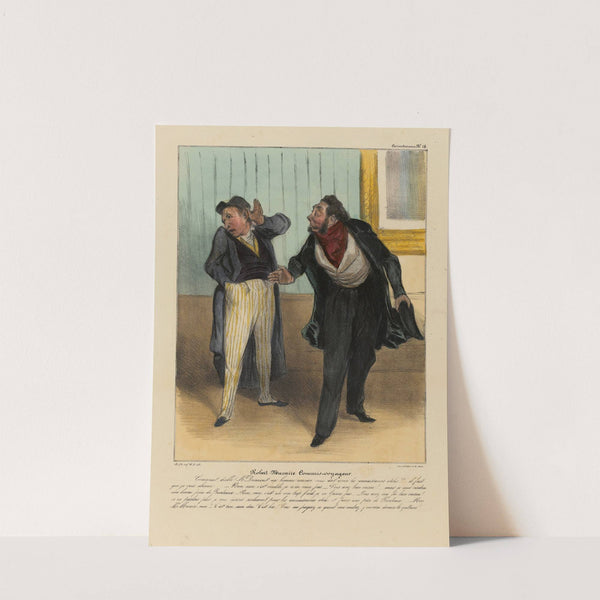 Robert Macaire commis-voyageur (1836-1838) by Honoré Daumier