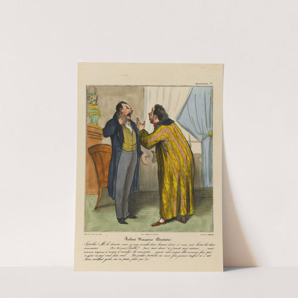 Robert Macaire dentiste (1836-1838) by Honoré Daumier