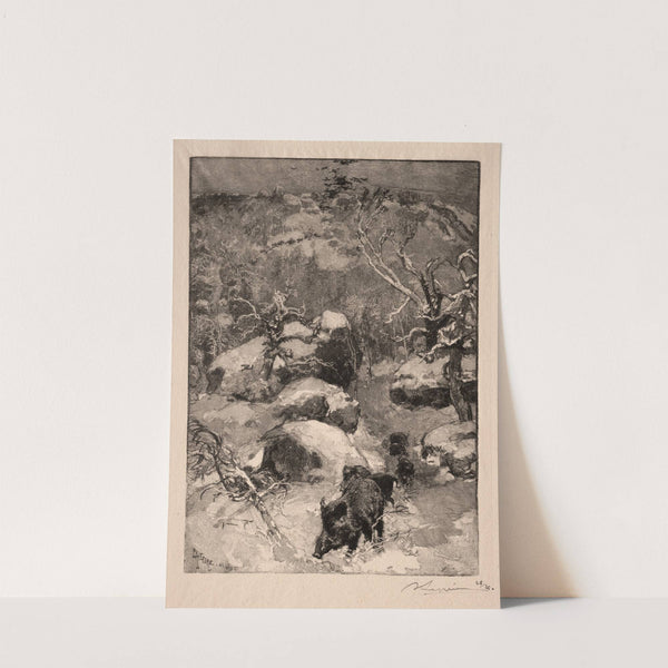 Roche Cuvier Chatillon (1887) by Auguste Louis Lepère