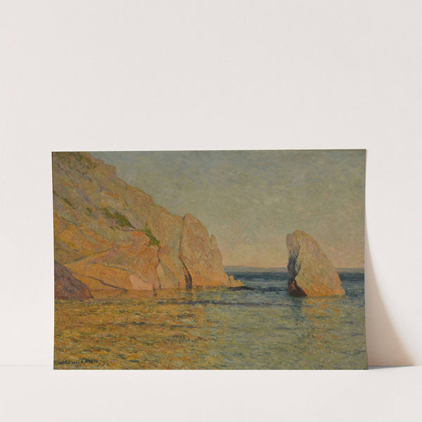 Rochers au soleil couchant (1899-03) by Maxime Maufra