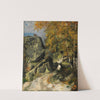 Rochers Dans La Fôret, Fontainebleau (circa 1865-68) by Paul Cézanne