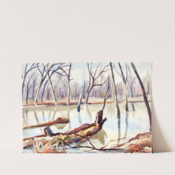 Rock Creek, Winter by Edgar Nye