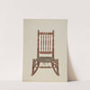 Rocking Chair with Rawhide Seat by Frank M. Keane