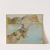 Rocky coast (1890-1892) by Edgar Degas