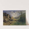 Rocky Landscape by Gustave Castan
