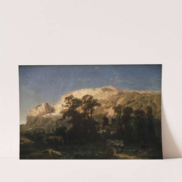 Rocky Landscape in Marche-les-Dames by Jean Pierre François Lamorinière