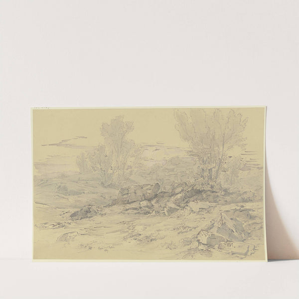 Rocky landscape near Eppan by Albert Emil Kirchner
