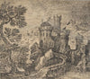Rocky Landscape with a Castle and Bridge