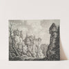 Rocky Landscape with a Hermit by Carl Wilhelm Kolbe the elder
