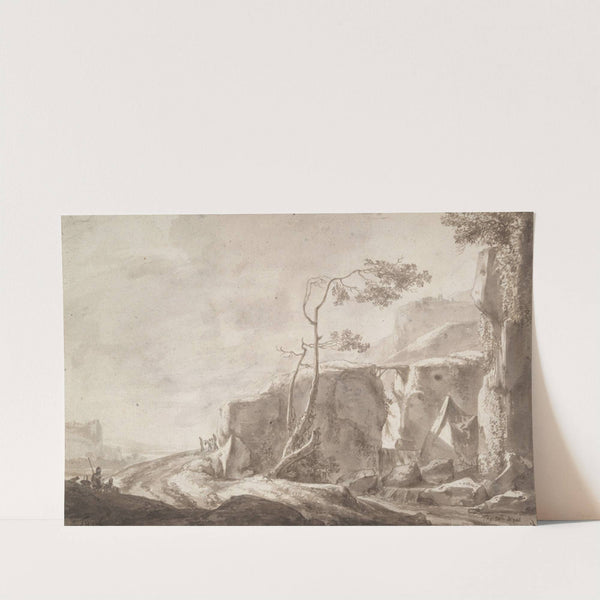 Rocky Landscape with a Stream by Thomas Wijck