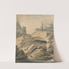 Rocky Landscape with Peasants and Cattle by Samuel Hieronymus Grimm