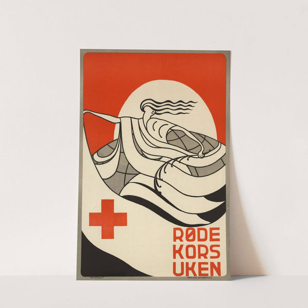 Røde kors uken (1921) by Kristiania lito