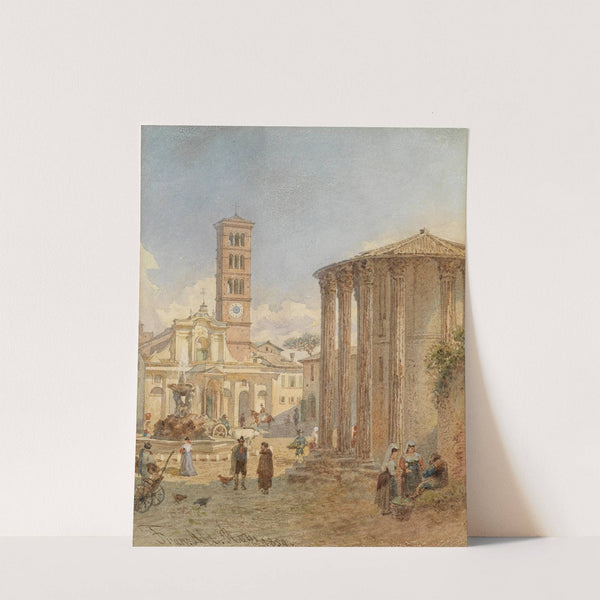 Rom Forum Boarium (1859) by Franz Alt