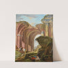 Roman Capriccio (18th century) by French School