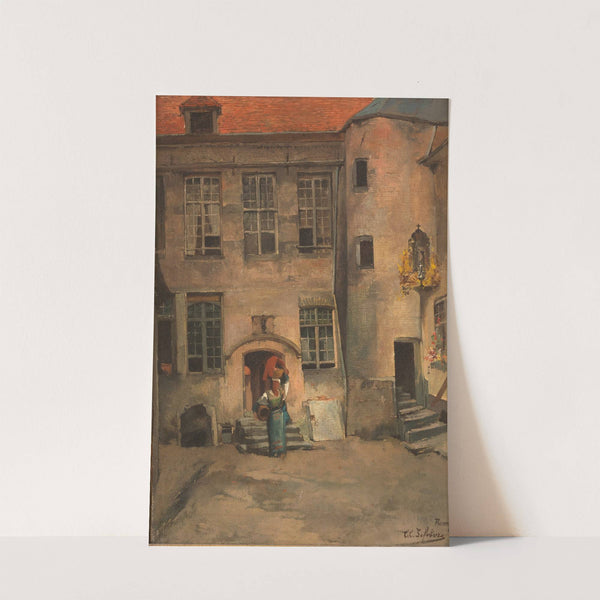 Roman courtyard by Charles Lefebvre