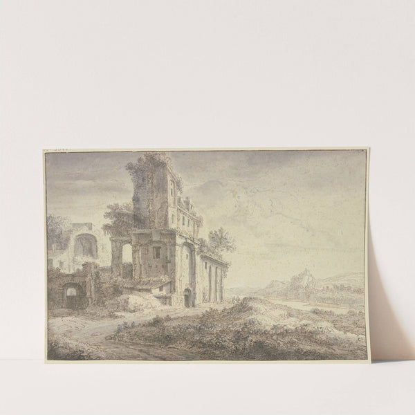 Roman ruins by Jan Asselijn