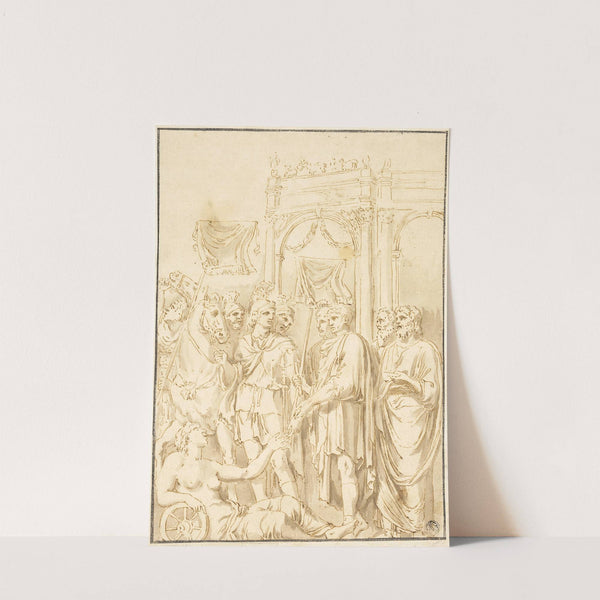 Roman Senators and Soldiers by Andrea Mantegna
