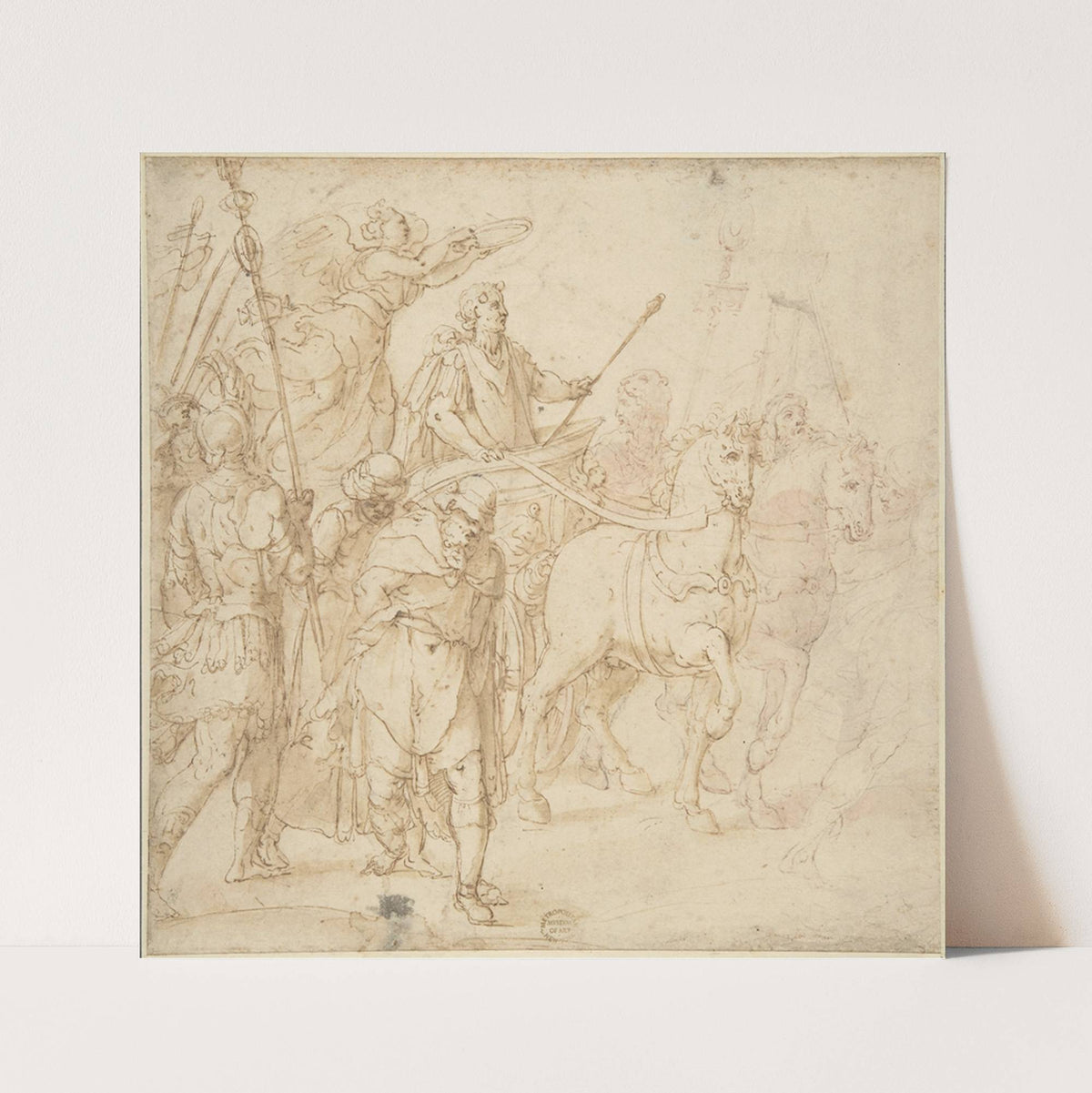Roman Triumph by Circle of Taddeo Zuccaro
