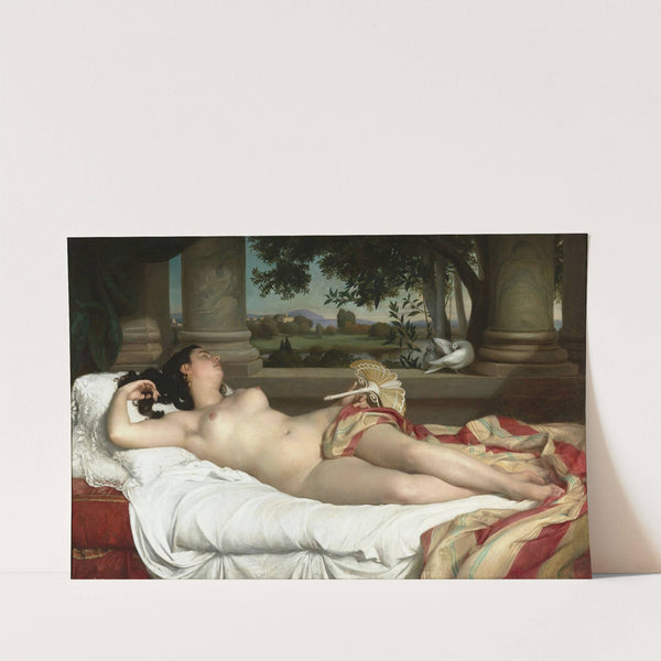 Roman Woman Sleeping by Félix Auguste Clément