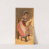 Roman woman with a child. Study for The St. Anthony Feast Day in Rome by Wilhelm Marstrand