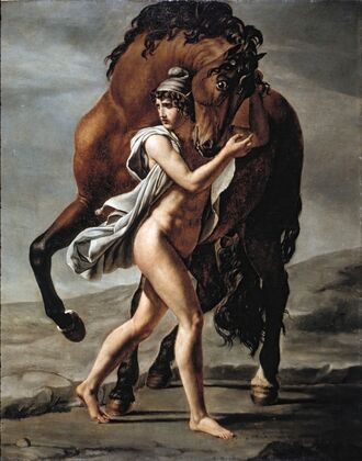 Roman Youth with Horse (1824) — size preview