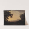 Romantic landscape by Carl Johan Fahlcrantz  
