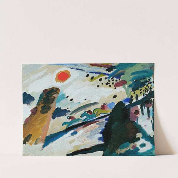 Romantic landscape by Wassily Kandinsky