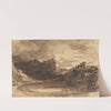 Romantic Landscape with Cliffs and a Castle by John Varley