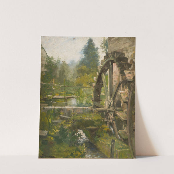 Romantic water mill by Lieven Herremans