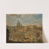 Rome, A Panoramic View Of Saint Peter’s Square, The Basilica Beyond by Jacopo Fabris