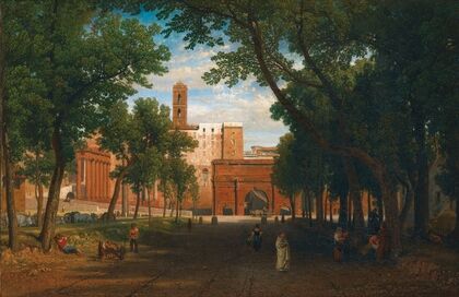 Rome, A View Of The Campo Vaccino (1842)