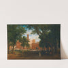 Rome, A View Of The Campo Vaccino (1842) by Eugène-Ferdinand Buttura