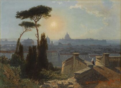 Rome, From The Trinita Di Monti (1871)